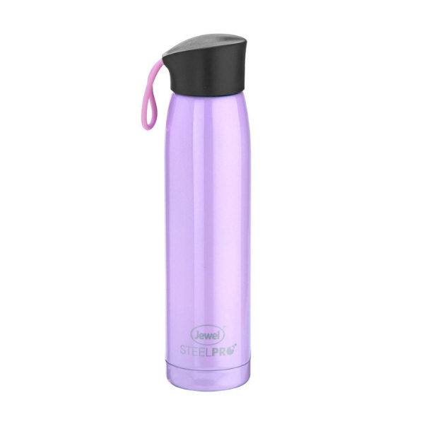 Jewel Steel Pro - Arrow Steel Water Bottle - Purple